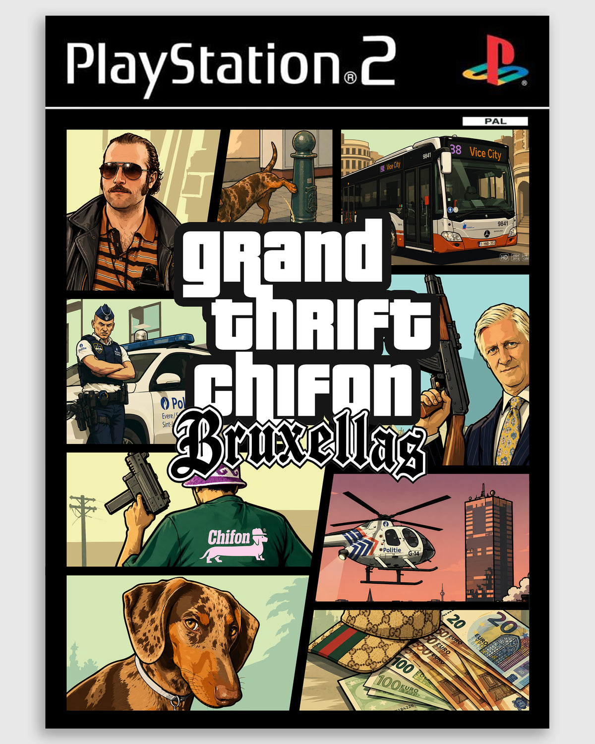 Poster GTC Grand Thrift Chifon Bruxellas