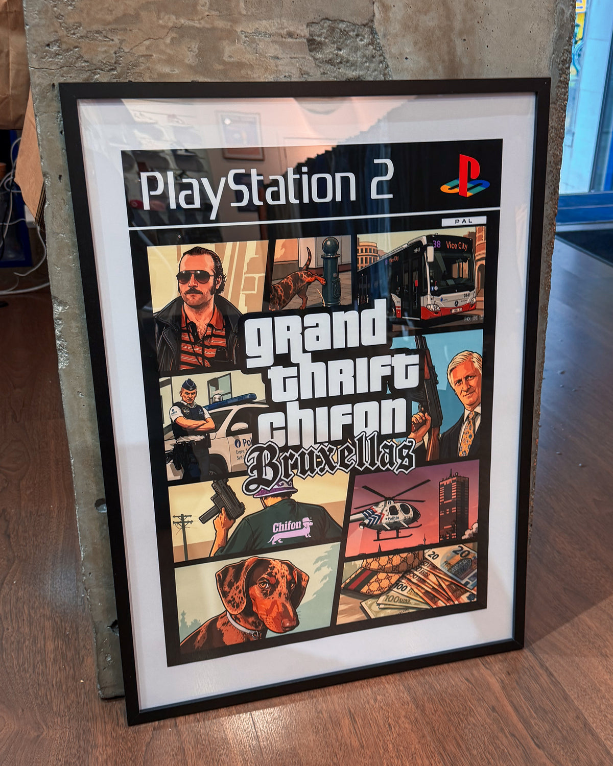 Poster GTC  Grand Thrift Chifon Bruxellas