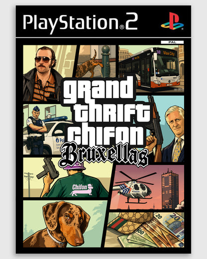 Poster GTC  Grand Thrift Chifon Bruxellas